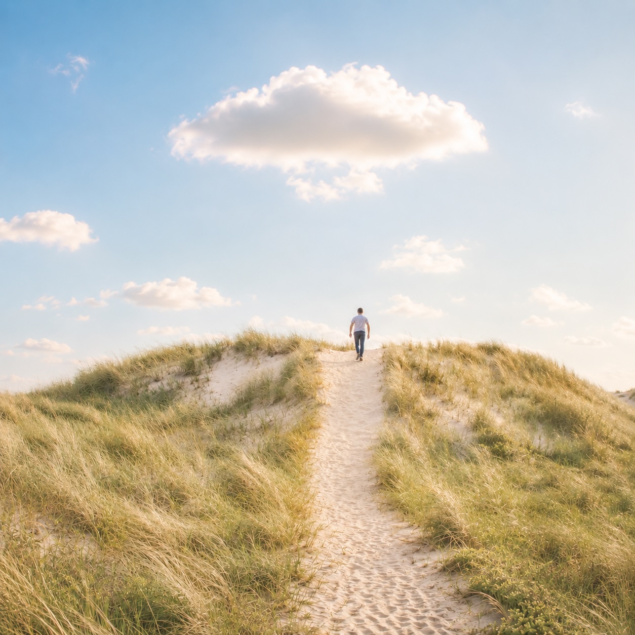 Dünenweg als Symbol für neue Perspektiven – Hypnose bei Depressionen in Cuxhaven